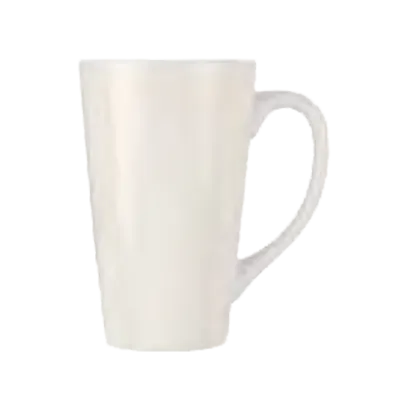 Libbey TBM-14 - 14 Oz Mug, 5-1/4" H x 4-1/2" D, Bright China, Microwave & Dishwasher Safe - 12/Case