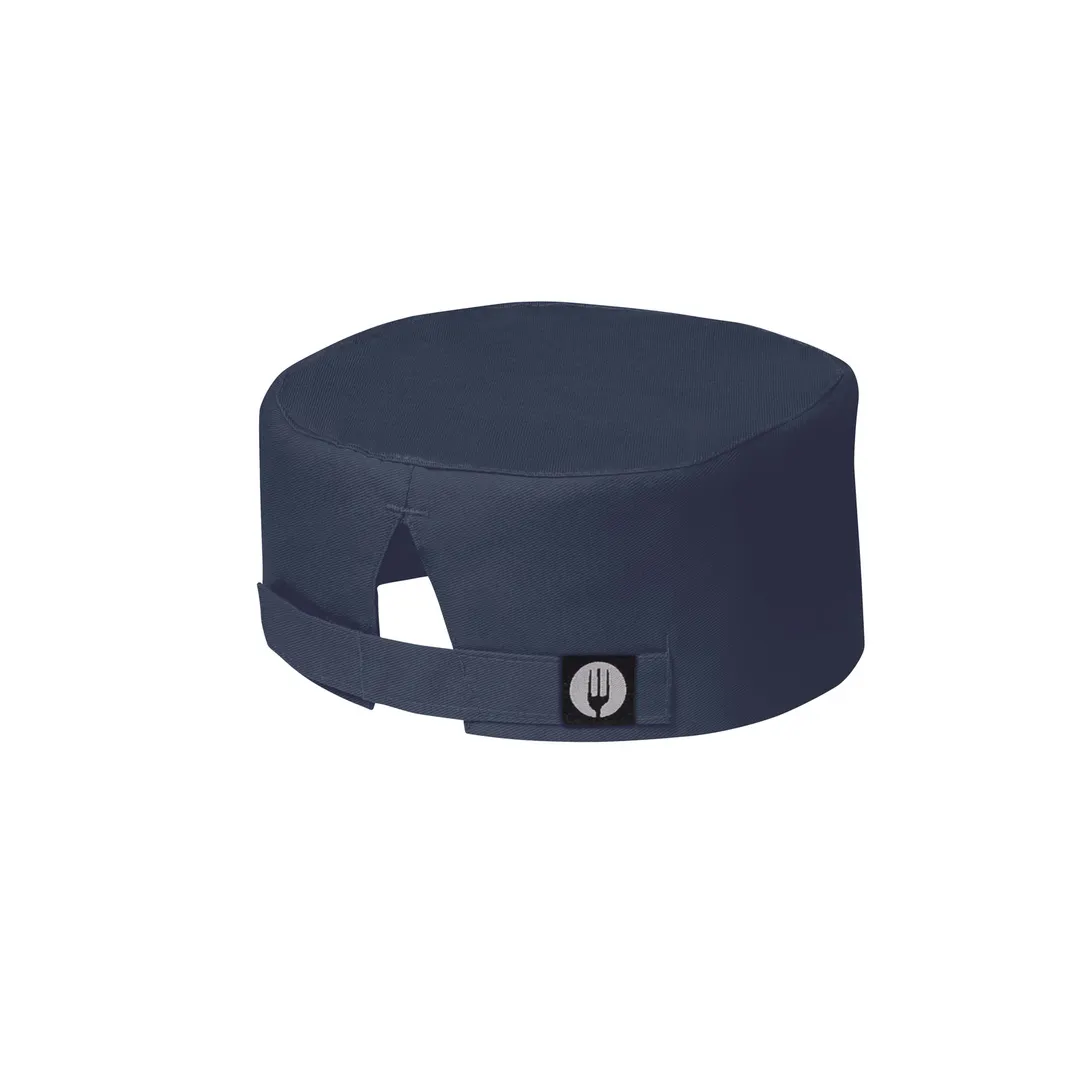 Chef Works BEAN-NAV-0 - Navy Blue Beanie, Adjustable, Poly/Cotton, One Size - 1/Box