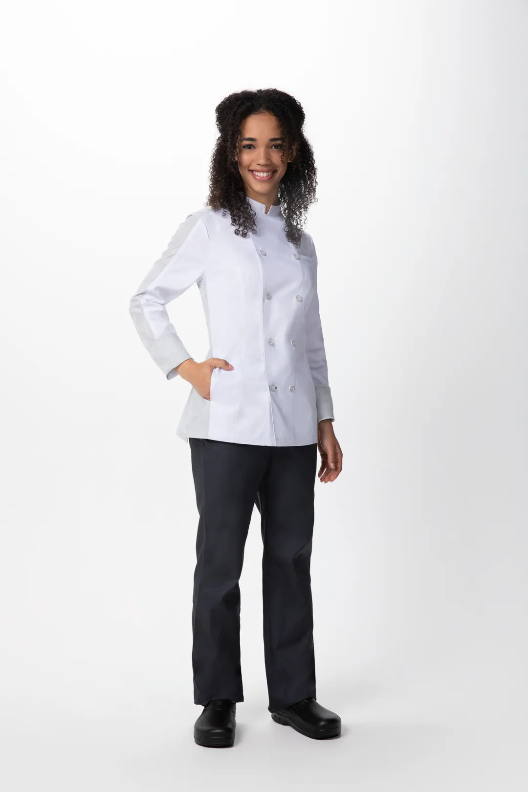 Chef Works CBN01W-WHT-2XL Mojave Double-Breasted Chef Coat, 2XL, Thermometer Pocket