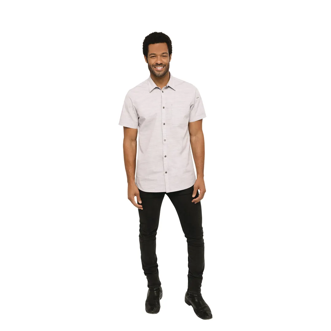 Chef Works SHC01-TAU-M Cook's Shirt, Medium, Taupe, Poly/Cotton, Short Sleeve, Snap Front