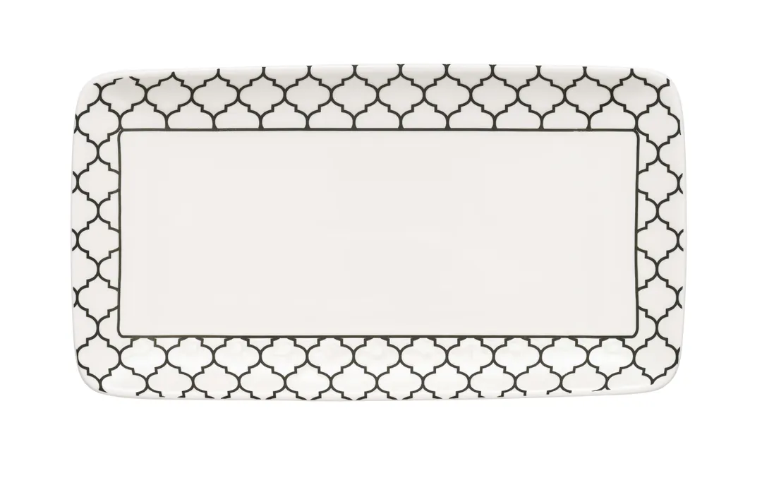 Libbey 109995 - Rectangular China Platter, White, 11‑7/8" x 6‑1/2", 12/Case