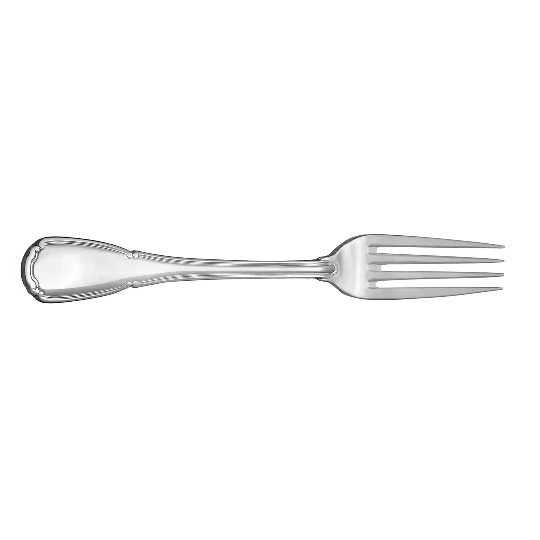 Reserve by Libbey 412039 Dinner Fork, 8‑1/8" Length, 18/10 Stainless Steel, Baroque Finish - 12/Case