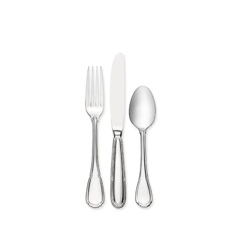 Reserve by Libbey 412452 Fish Knife - 7" 7-5/8" 18/10 Stainless Steel, Baroque - 12/Case