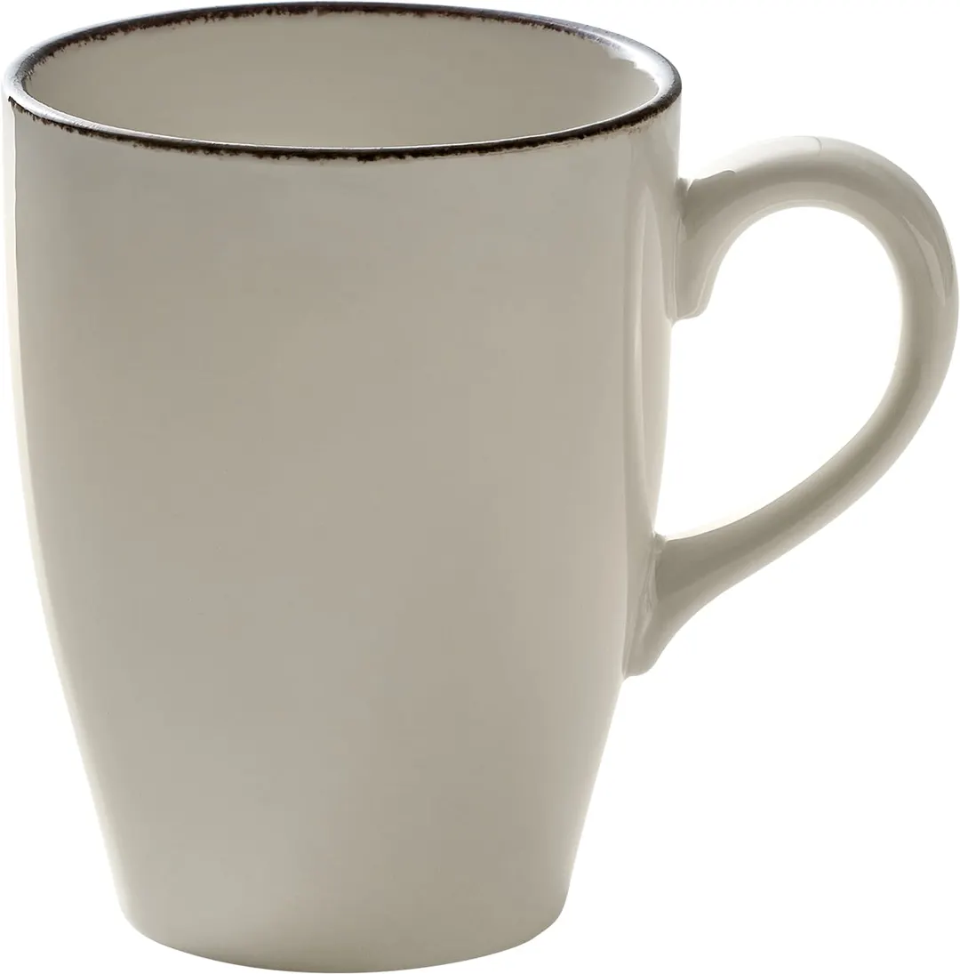Libbey 803563541000301 China Mug, Mirage, 11.8 oz (3-3/8" Dia x 4-1/8" H), Dishwasher Safe - 6/Case