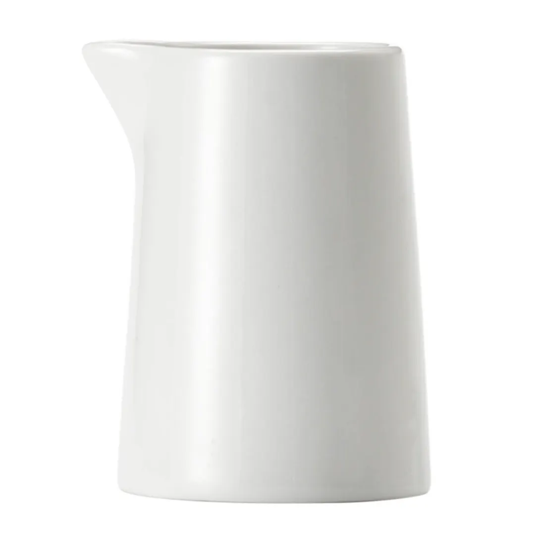 Libbey 840-901-050 Creamer Pitcher, 5 oz White Porcelain, 2.5" L x 2" W x 3.25" H, Narrow Rim - 36/Case