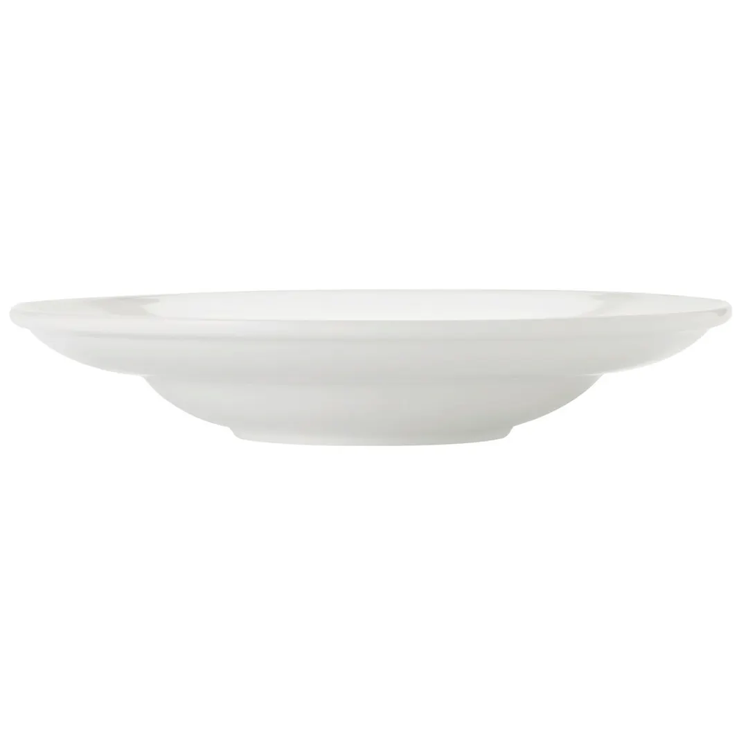 Libbey 840-901-061 Porcelana Pasta Bowl, 12" Dia x 2-1/4" H, 61 oz White Porcelain, - 6/Case