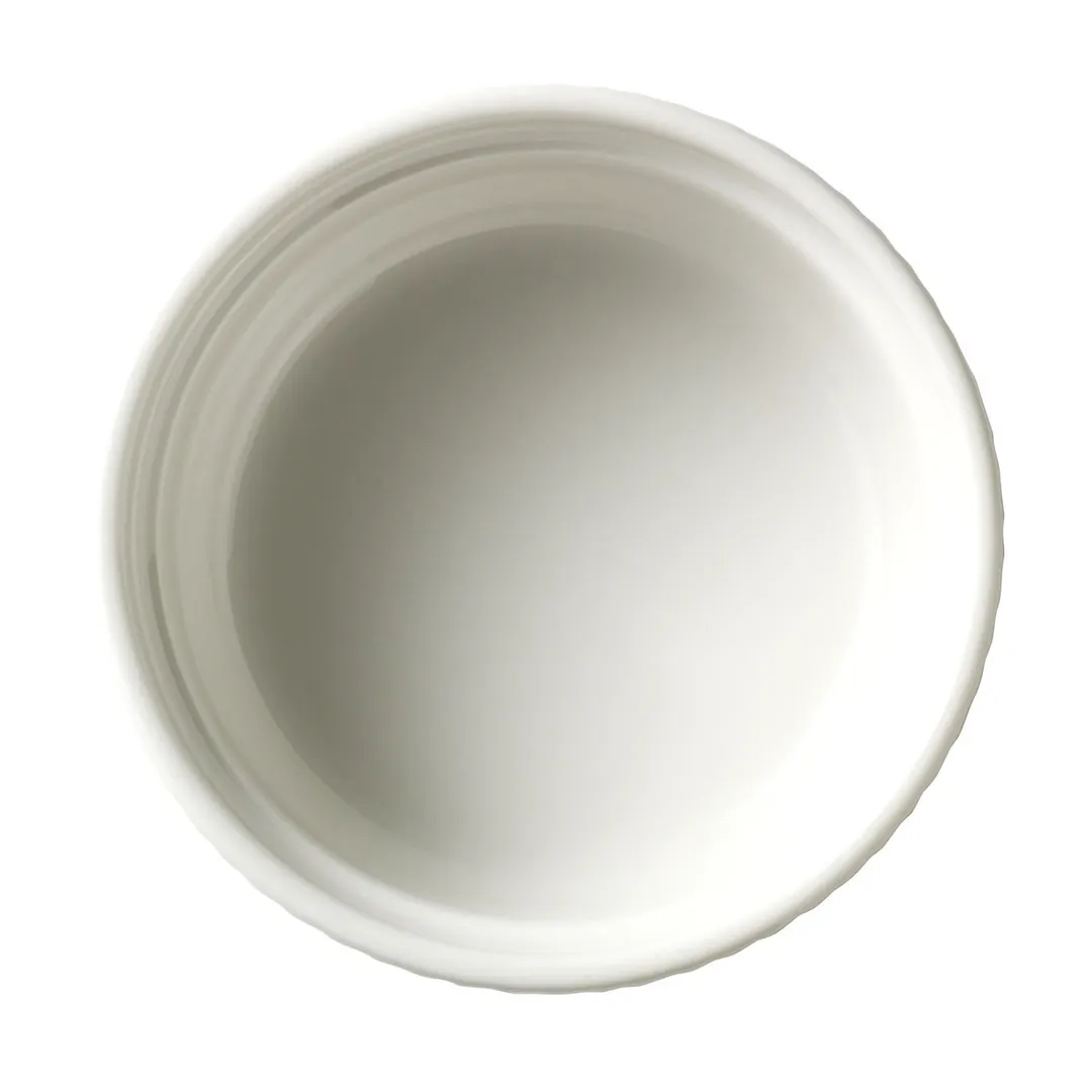Libbey 840-901-101 China Souffle Dish, 10 oz, 4½" Dia x 2" H, Round White Porcelain - 24/Case
