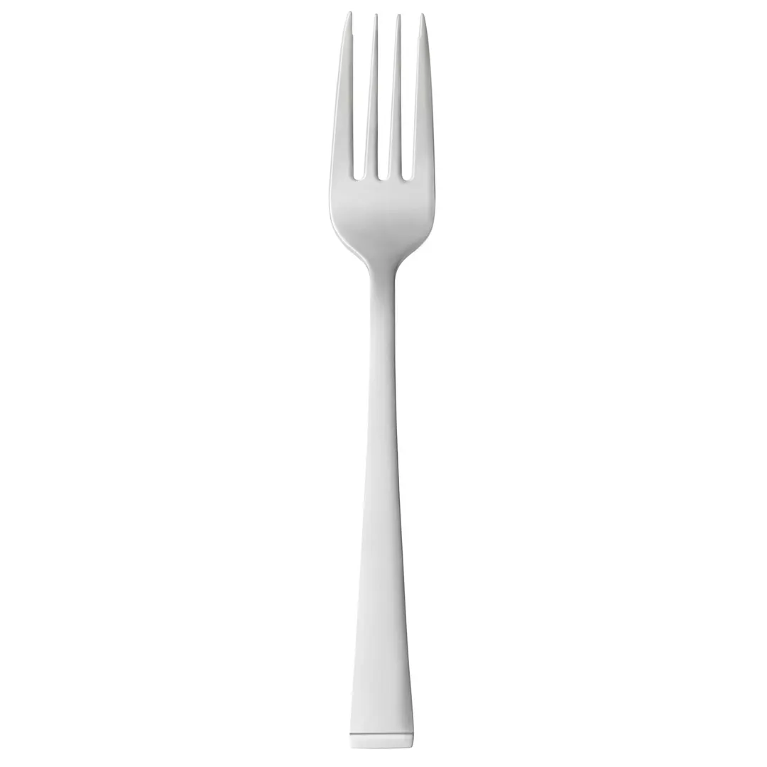 Libbey 858 038 Salad Fork, 7" Satin Finish, 18/0 Stainless Steel, New Charm Design - 36/Case