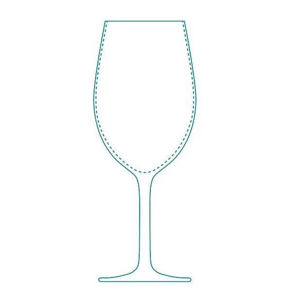 Reserve by Libbey 9232 Contour Wine Glass, 18" oz, HD2 Rim, Stemmed, 8-7/8" H x 3-1/2" D - 12/Case
