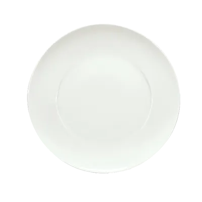 Schonwald 9391232 China Plate – 12.75" Round Porcelain Grace Pattern, Continental White – 6/Case