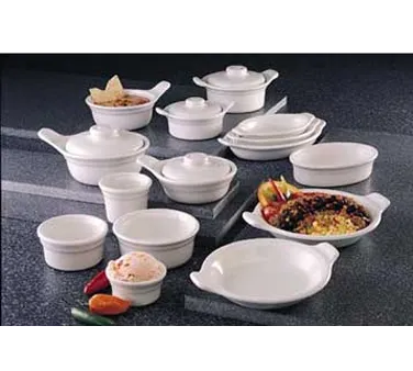 Libbey 950027748 Welsh Rarebit Dish, 9 Oz, 8"¼ x 5" x 1"½ Casablanca, Safe to 350°F - 24/Case