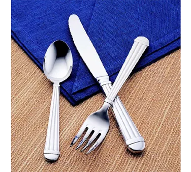 Libbey 983016 Aegean Bouillon Spoon, 6-1/8" Length, 18/8 Stainless Steel, Aegean Finish - 36/Case