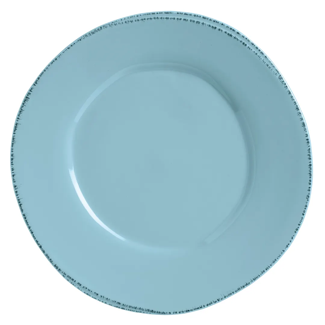 Libbey FH-504H China Plate – 12" Round Rim Porcelain, Blue Hen Farmhouse, Scratch‑Resistant – 12/Case