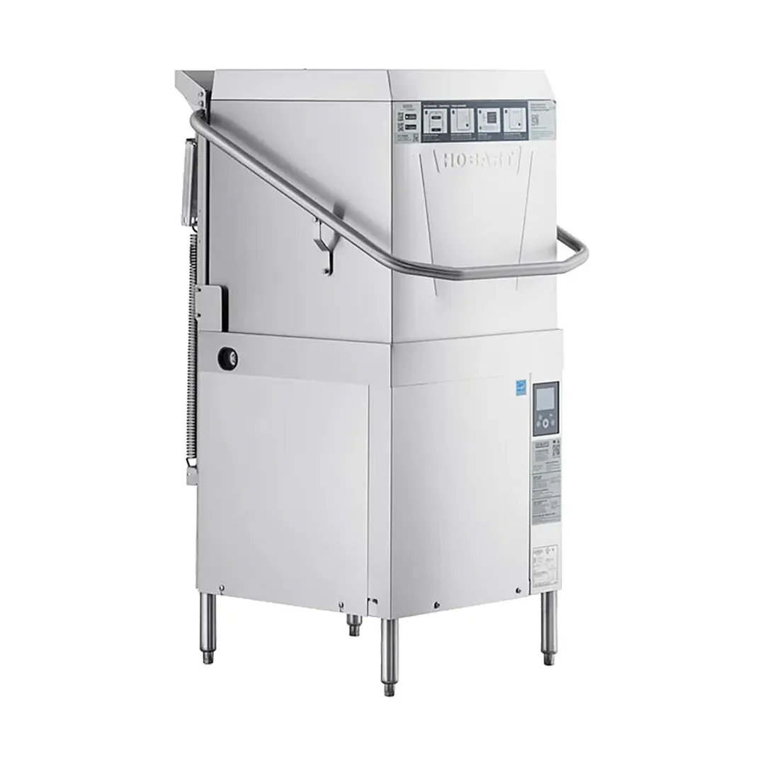 Hobart AM16-BAS-4 36.5" Door Type Dishwasher, 60 Racks/Hr - 40.2 Gal/Hr - High Temp w/Booster