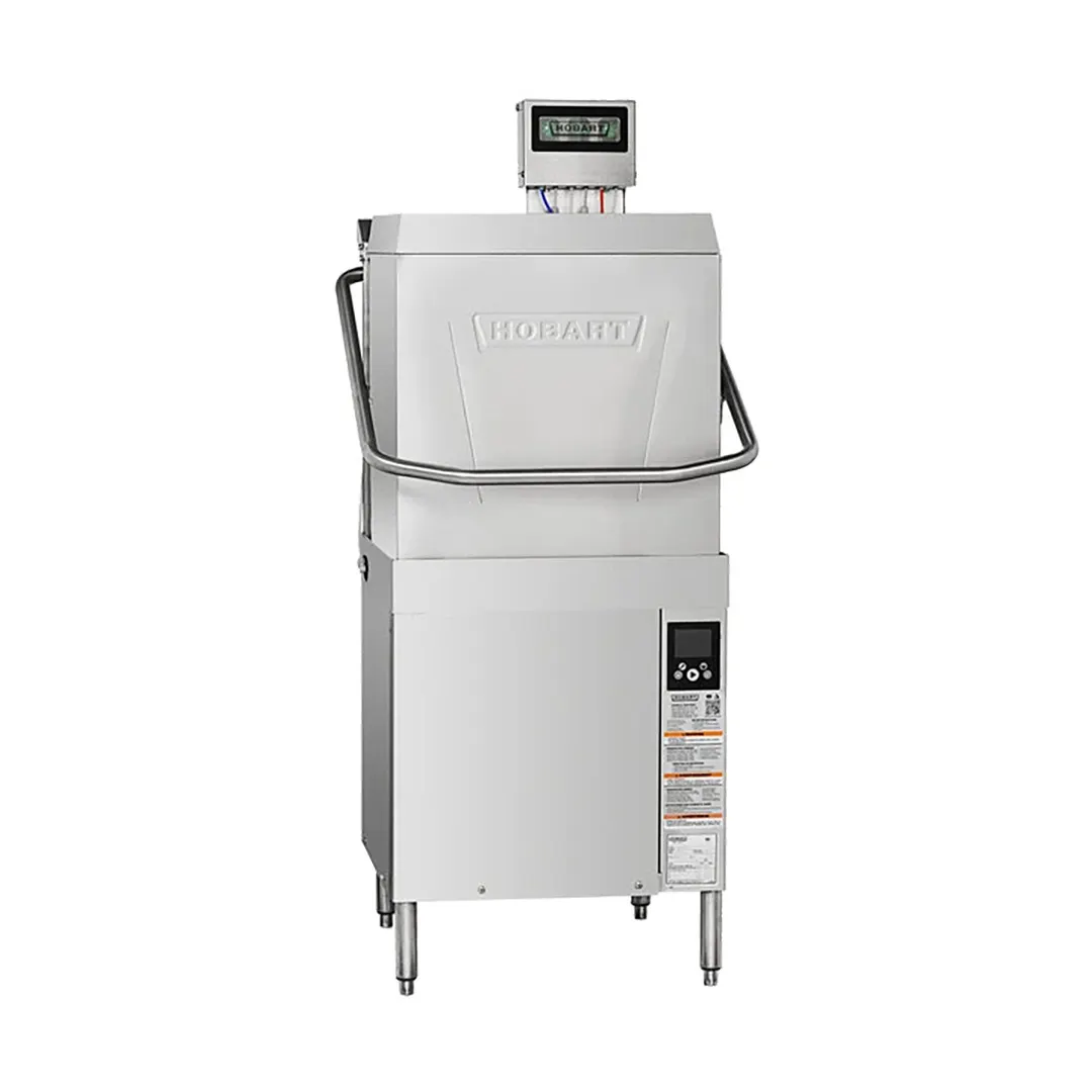 Hobart AM16SCB-16 36.5" Door Type Dishwasher, 72 RPH - 47.9 Gal/Hr -Low Temp Electric Tank Heat
