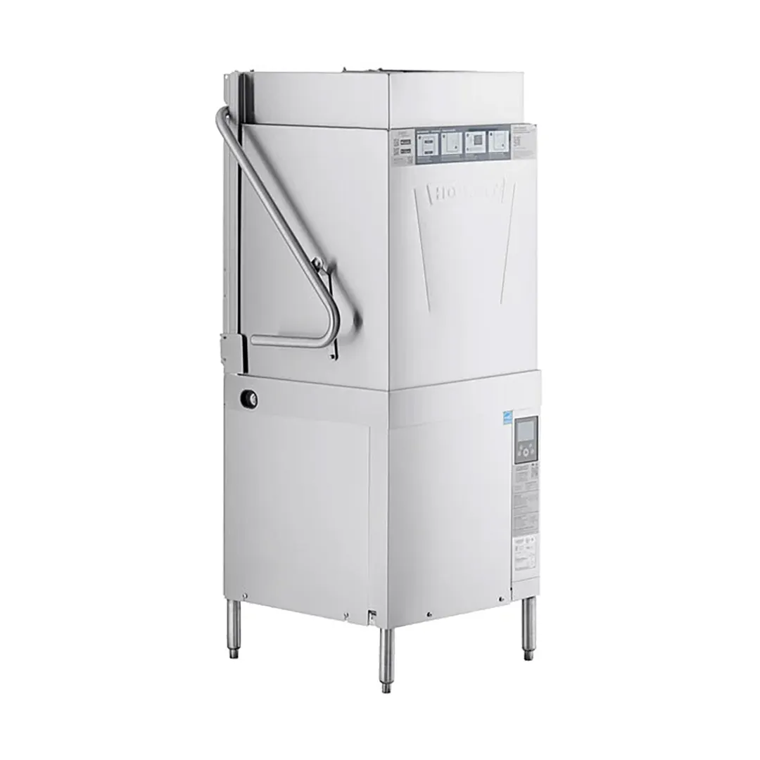 Hobart AM16T-BAS-4 36.5" Door Type Dishwasher, 60 Racks/Hr - 40.2 Gal/Hr - High Temp w/Booster