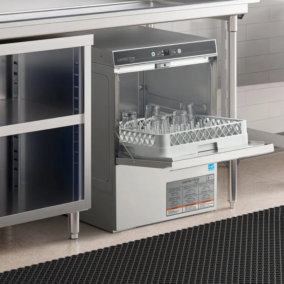 Centerline by Hobart CUL-1 23" Undercounter Dishwasher-Chemical Sanitizing, 24 Racks/Hr-Low Temp Electric Tank Heat - Open box