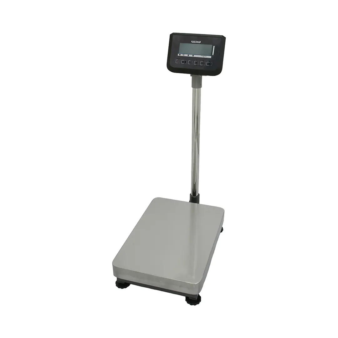 Hobart HBR302-1 Bench Receiving Scale, 300 lb. x 0.1 lb. Capacity, 90° Rotating Display, Rechargeable Battery or AC Adaptor, Tare Indicator