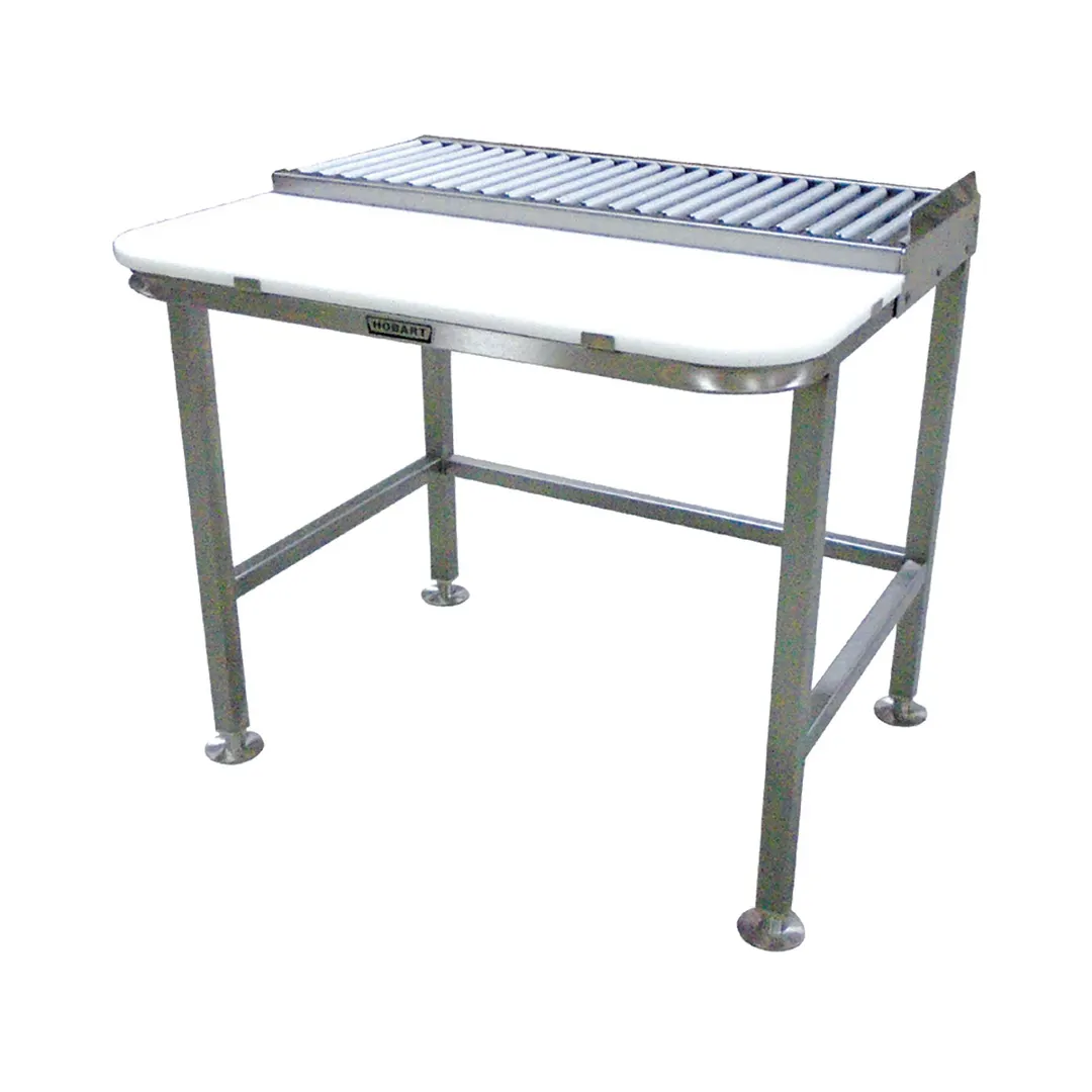 Hobart HRT5-3 Roller/Discharge Table, 36" Work Area, 48" Adjustable Conveyor, 28" Height