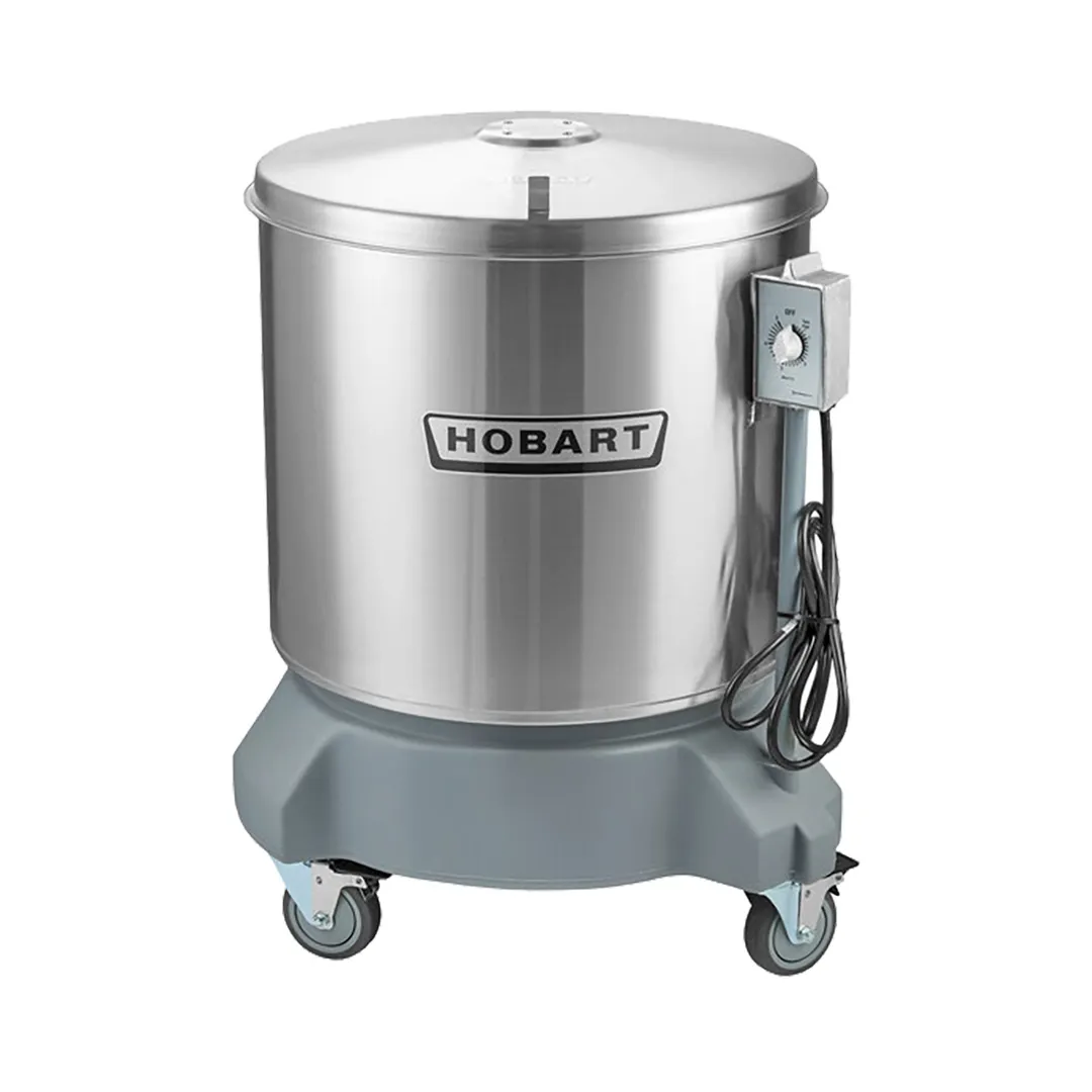 Hobart SDPS-14  Floor Model 20 Gallon  Electric Stainless Steel Salad Dryer, 5 Minute Timer, 1/4 Hp, 230V