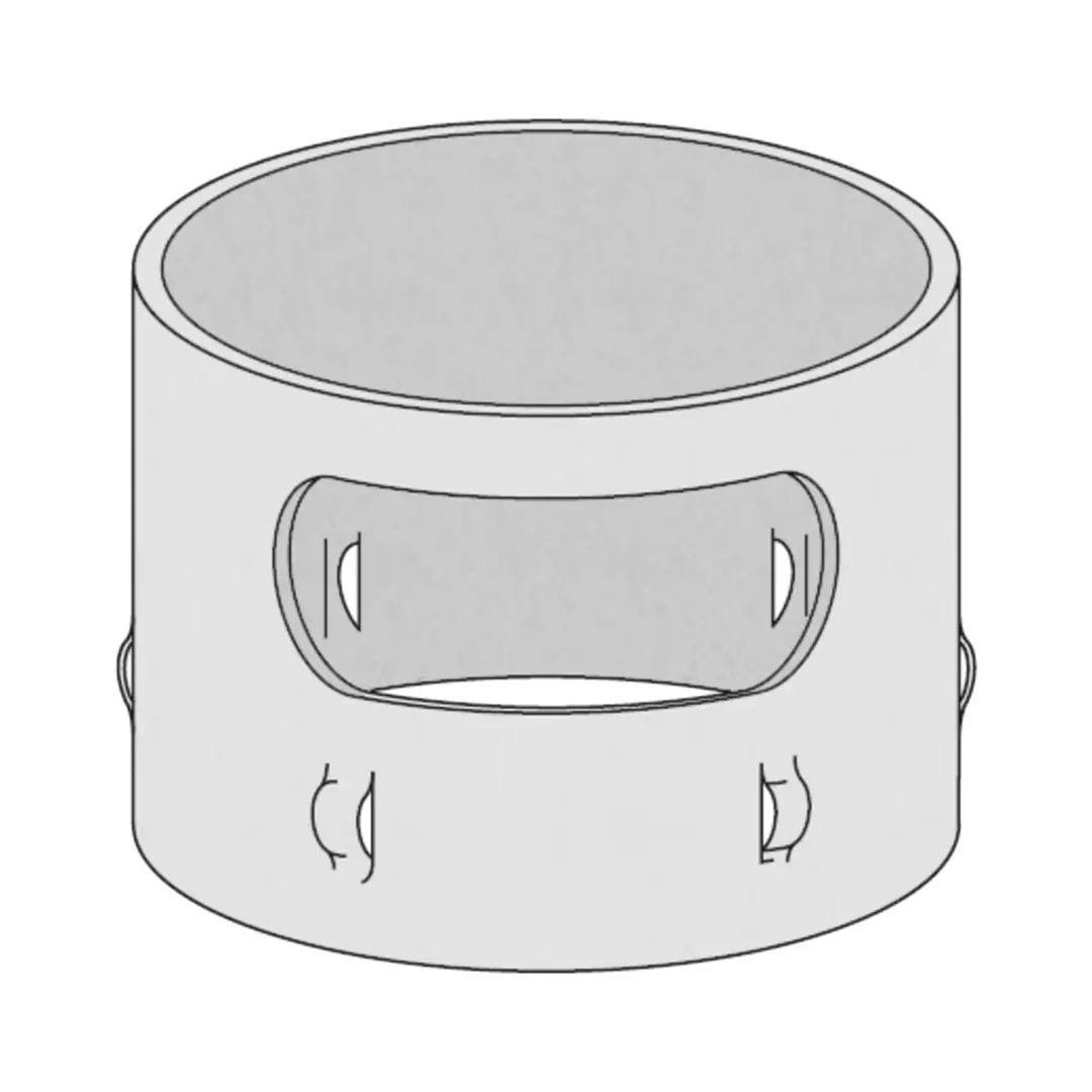 Hobart SLEEVE-SILVER 12" Stainless Steel Silver Saver Sleeve, Garbage Disposal Part - Silver Finish
