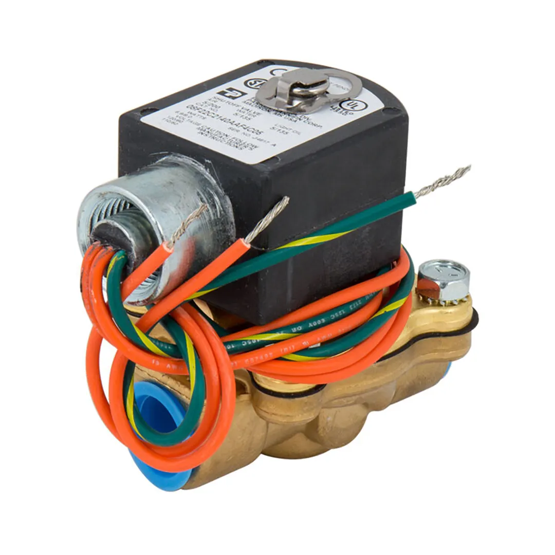 Hobart VALVE-SOL110 Solenoid Valve 110V, Garbage Disposal Part, Brass - 2" Thread / Water Control