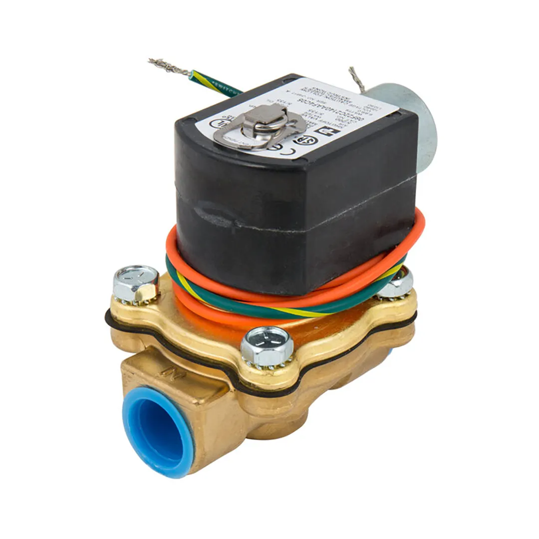 Hobart VALVE-SOL110 Solenoid Valve 110V, Garbage Disposal Part, Brass - 2" Thread / Water Control
