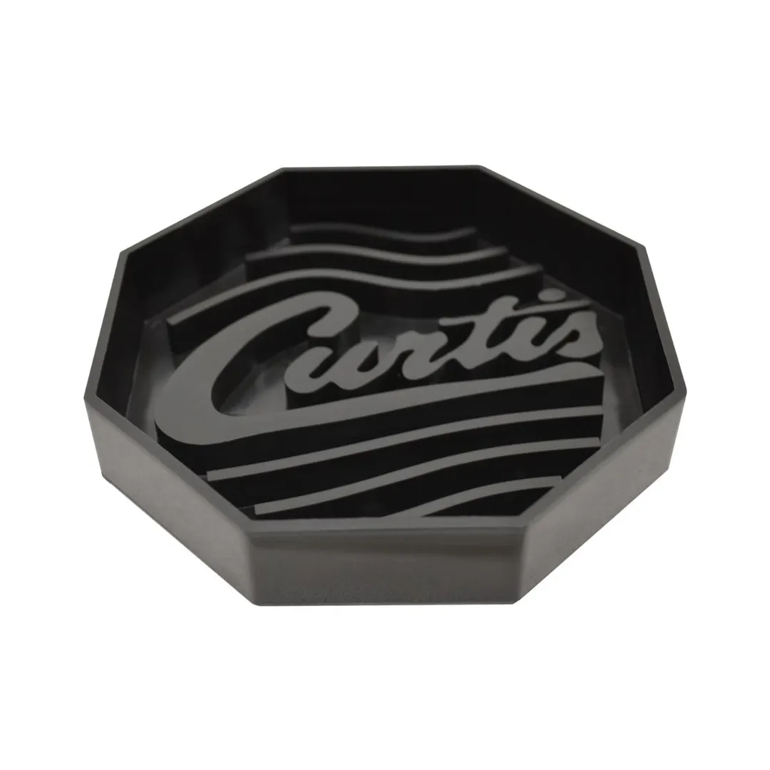 Curtis WC-5686-P Octagon Plastic Drip Tray, Black, 12" x 12" (30 cm) Size Kitchen Beverage Accessory