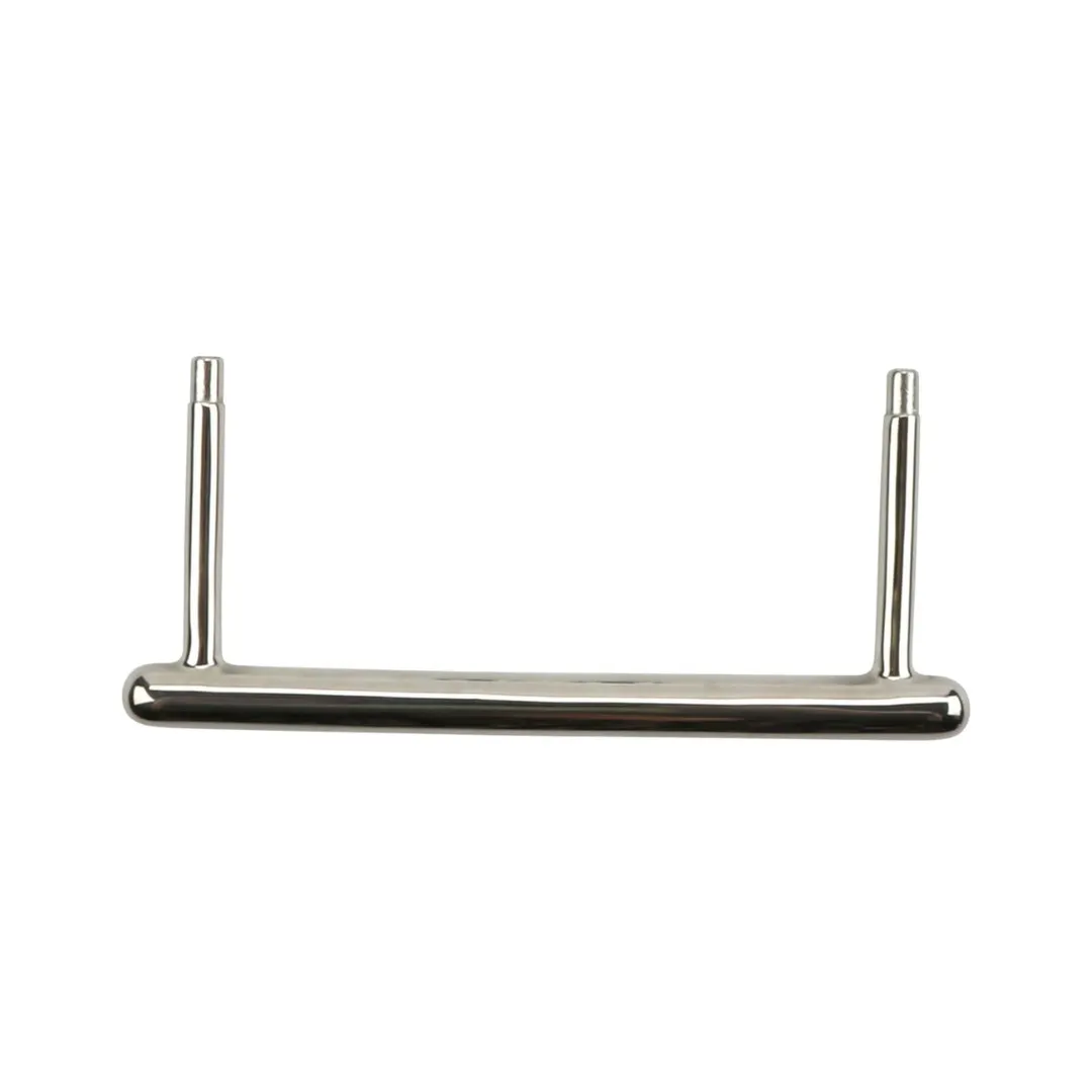 GET #1270011 Strata Replacement Handle – 5-1/2" x 5/8" x 2-1/2", Stainless Steel, Chafing Dish Part