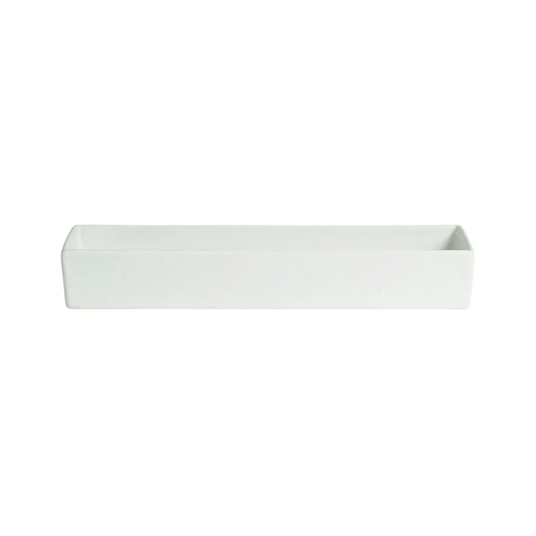 GET COMP40 Bugambilia Salad Bar Bowl, 1.46 Qt, 6-1/10"L x5-3/4"W x4"H, Rectangular Aluminum Resin