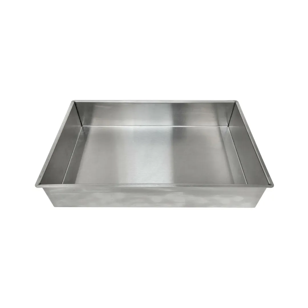 GET ST11610010 Strata Ice Well - 4.125" Deep Rectangular Stainless Steel Ice Display Bar