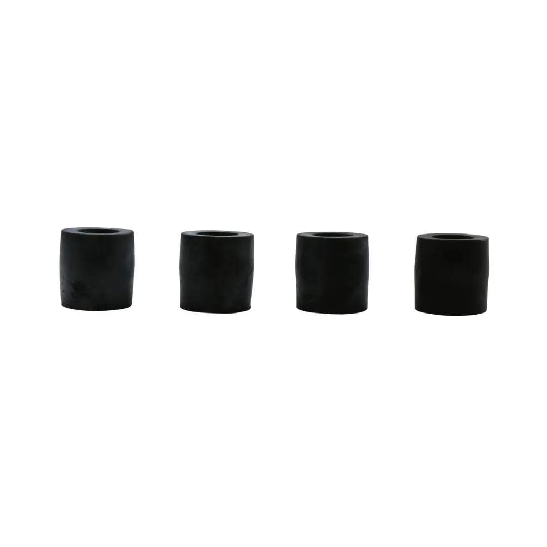 GET ST11612102 Strata Replacement Feet for Base & Deck, 3/4" x 3/4", Black - 4/Set