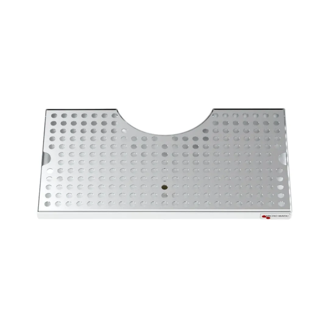 Micro Matic DP-CER-1506 Drip Tray, 15" X 6-1/8" Dia., Aluminum Housing, Fits CT100 CT200 CT300 CT600
