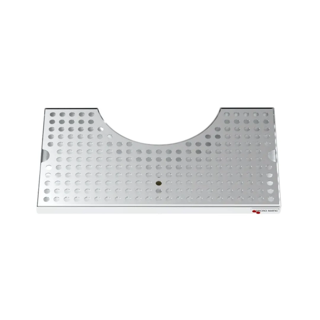 Micro Matic DP-CER-1508 Drip Tray, 15" W x 8-1/8" Dia., Aluminum, Fits CT-400 and CT500