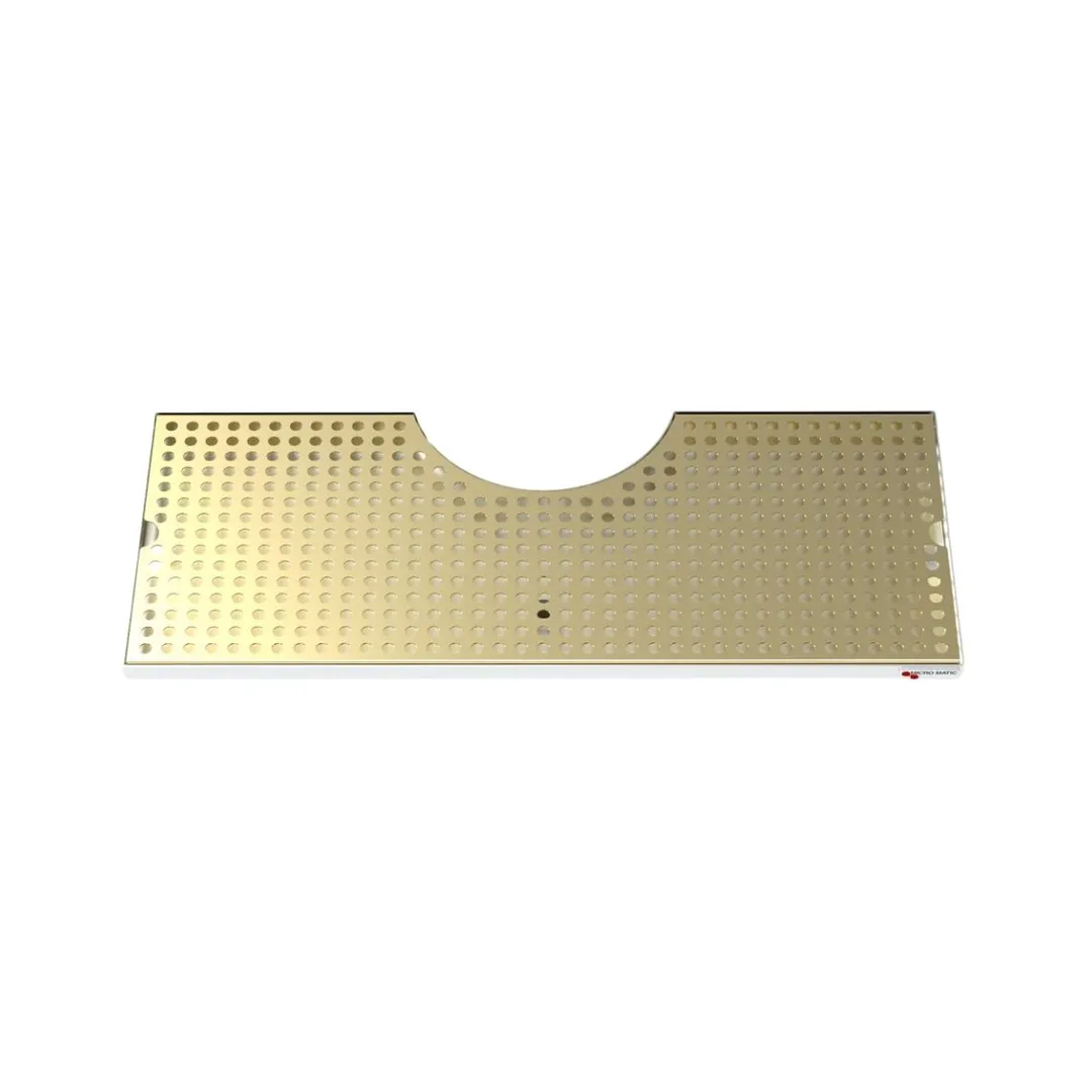 Micro Matic DP-CER-2408-SSPVD Drip Tray, 24" Wide x -1/8" Diameter Aluminum Housing