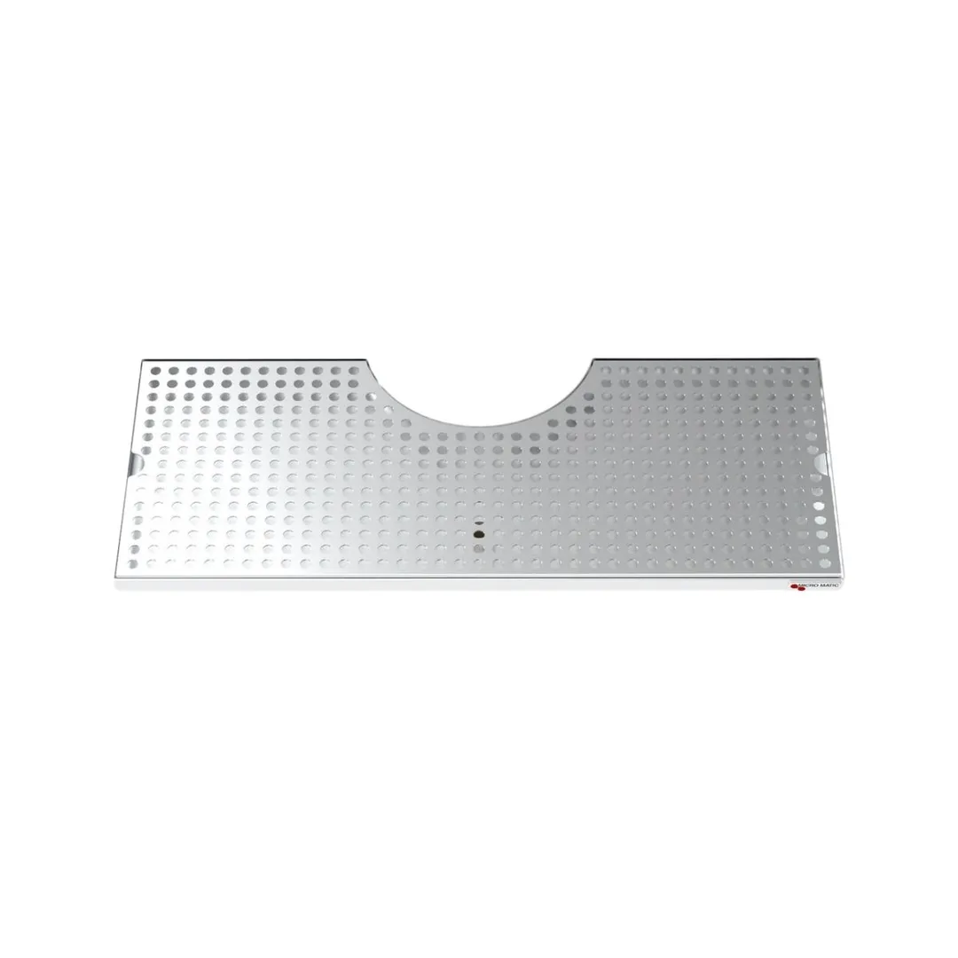 Micro Matic DP-CER-2408 Drip Tray, 24" W x 8-1/8" Dia., Aluminum Housing, Fits CT-400E & CT-500E