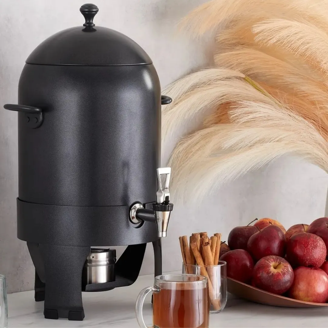 Spring USA 2505-8/12A Coffee Urn, 12-Qt (3-Gallon) 18/10 SS, Powder, Faucet, NSF, Fuel Holder