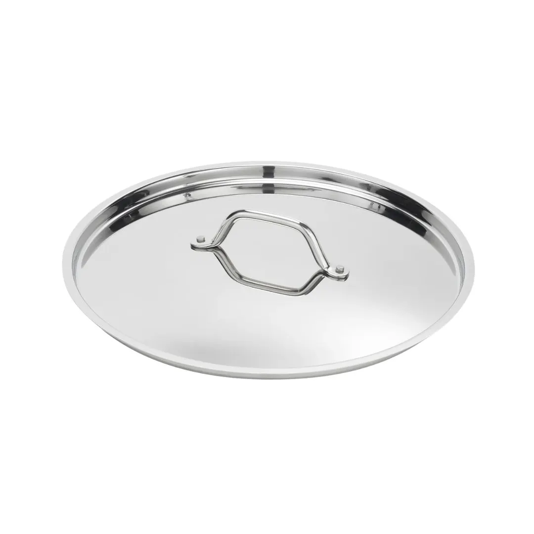 Spring USA 460-61/40 Cover – Paella Pan (8460-60/40A), 15‑3/4" Round Flat Stainless Steel Lid