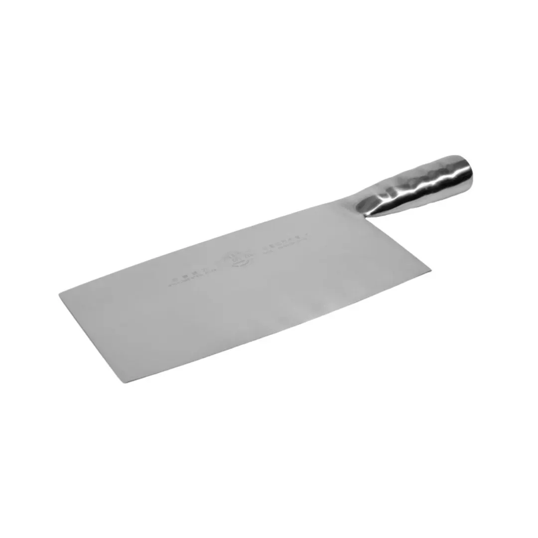 Town 47321 Chinese Cleaver Slicer, Large #1, 8" Blade, Stainless Steel Handle & Blade, Cutlery