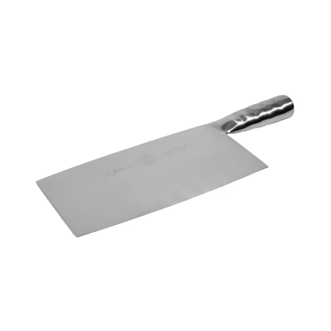 Town 47322 Chinese Cleaver Slicer, Medium #2 Knife, Stainless Steel Blade & Handle, Durable Build