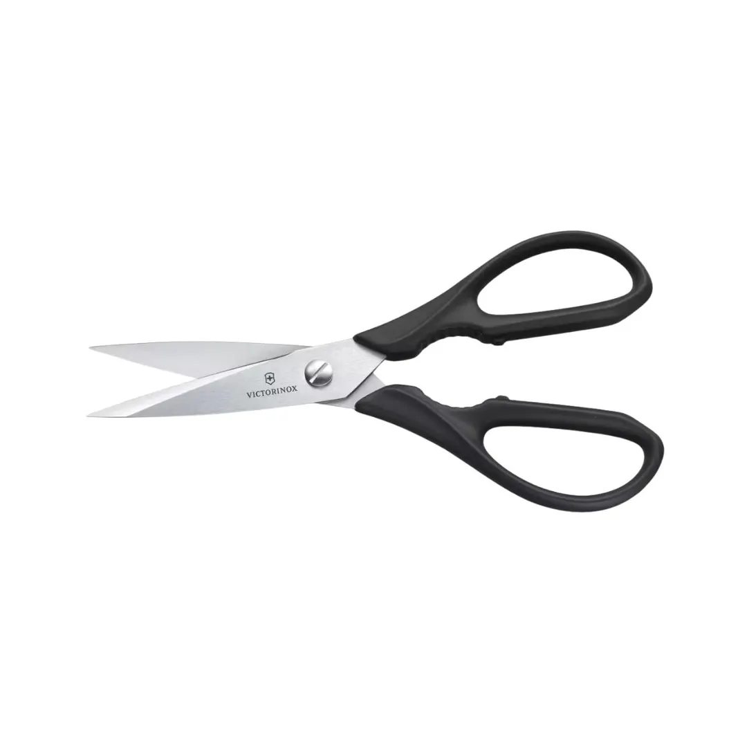 Victorinox 7.6363.3 Utility Shear, 4" with Bottle Opener, Black Polypropylene Handle, Peggable Pack