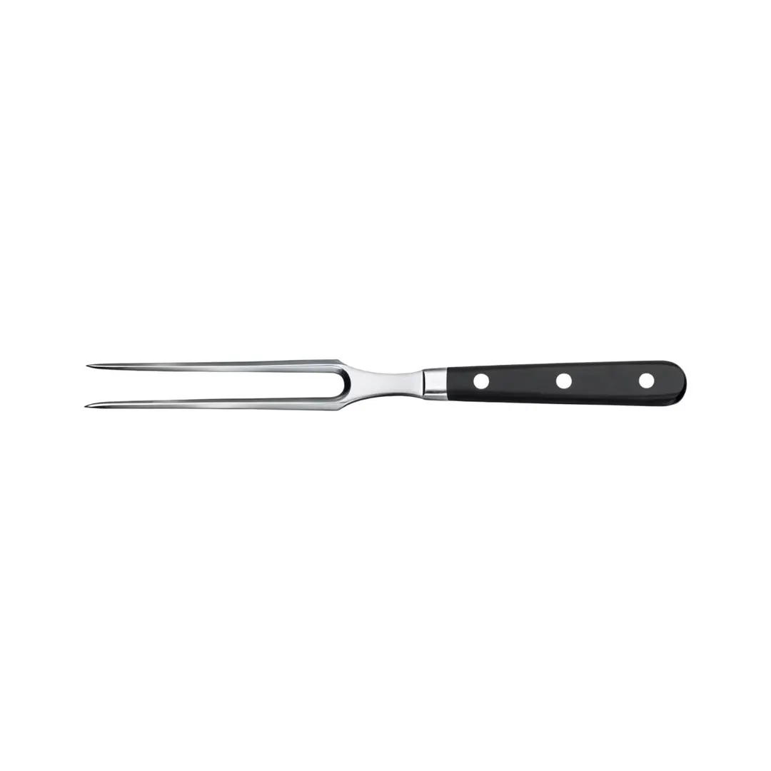 Victorinox 7.7233.15G Forged Carving Knife, 6" Stainless Steel Blade, Plastic Handle, Fork Included