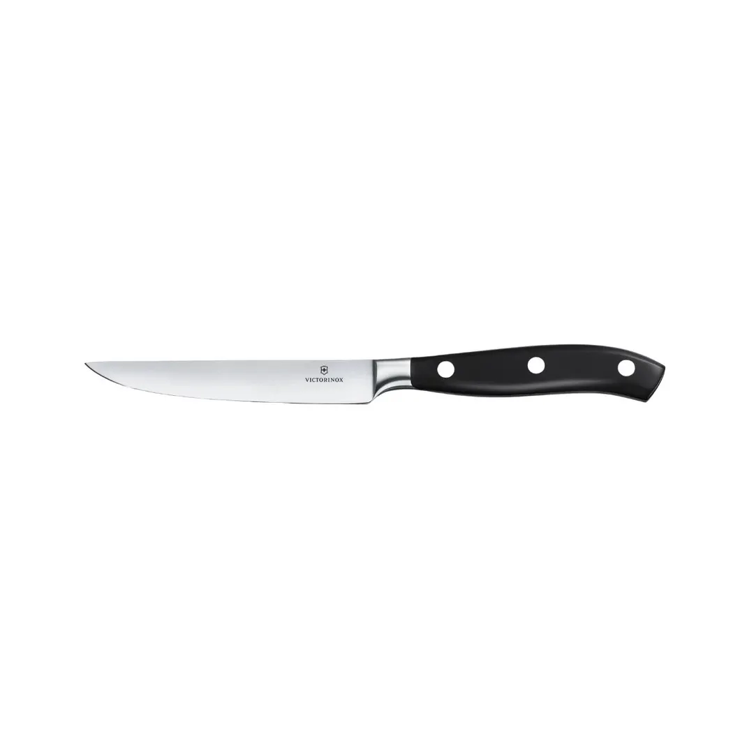 Victorinox 7.7242.2 2‑Piece Steak Knife Set, 4½" Spear Point Blades, Black, Roll Bag - 1/Bag
