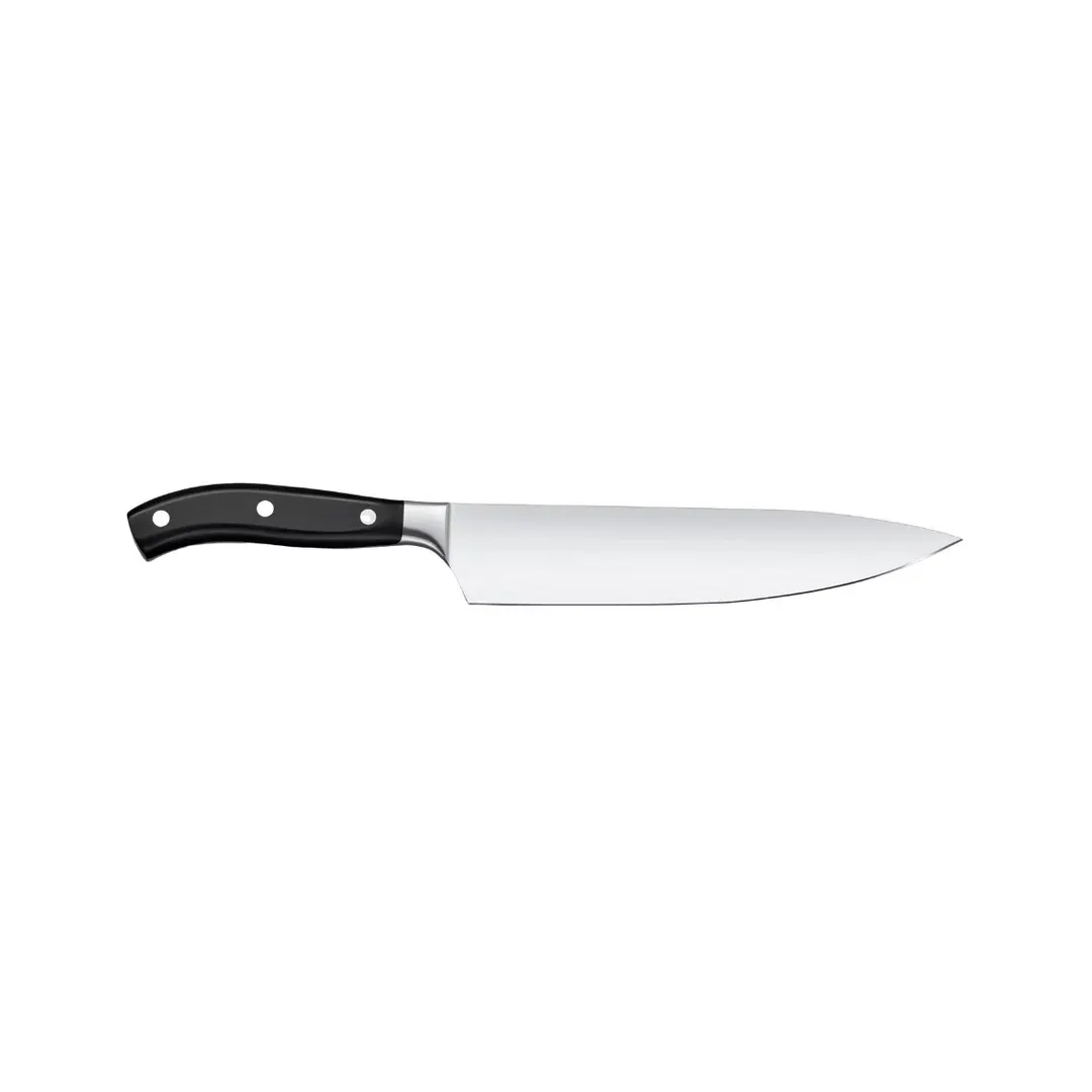 Victorinox 7.7403.22G Forged Carving Knife, 8½" Blade, Black Plastic Handle, Stainless Steel, 8-1/2"