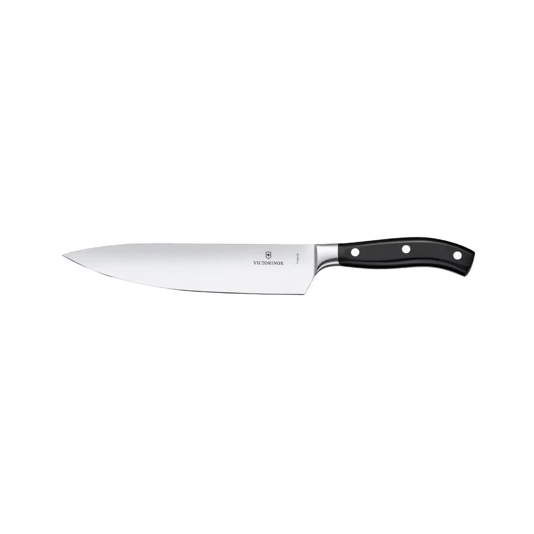 Victorinox 7.7403.22G Forged Carving Knife, 8½" Blade, Black Plastic Handle, Stainless Steel, 8-1/2"