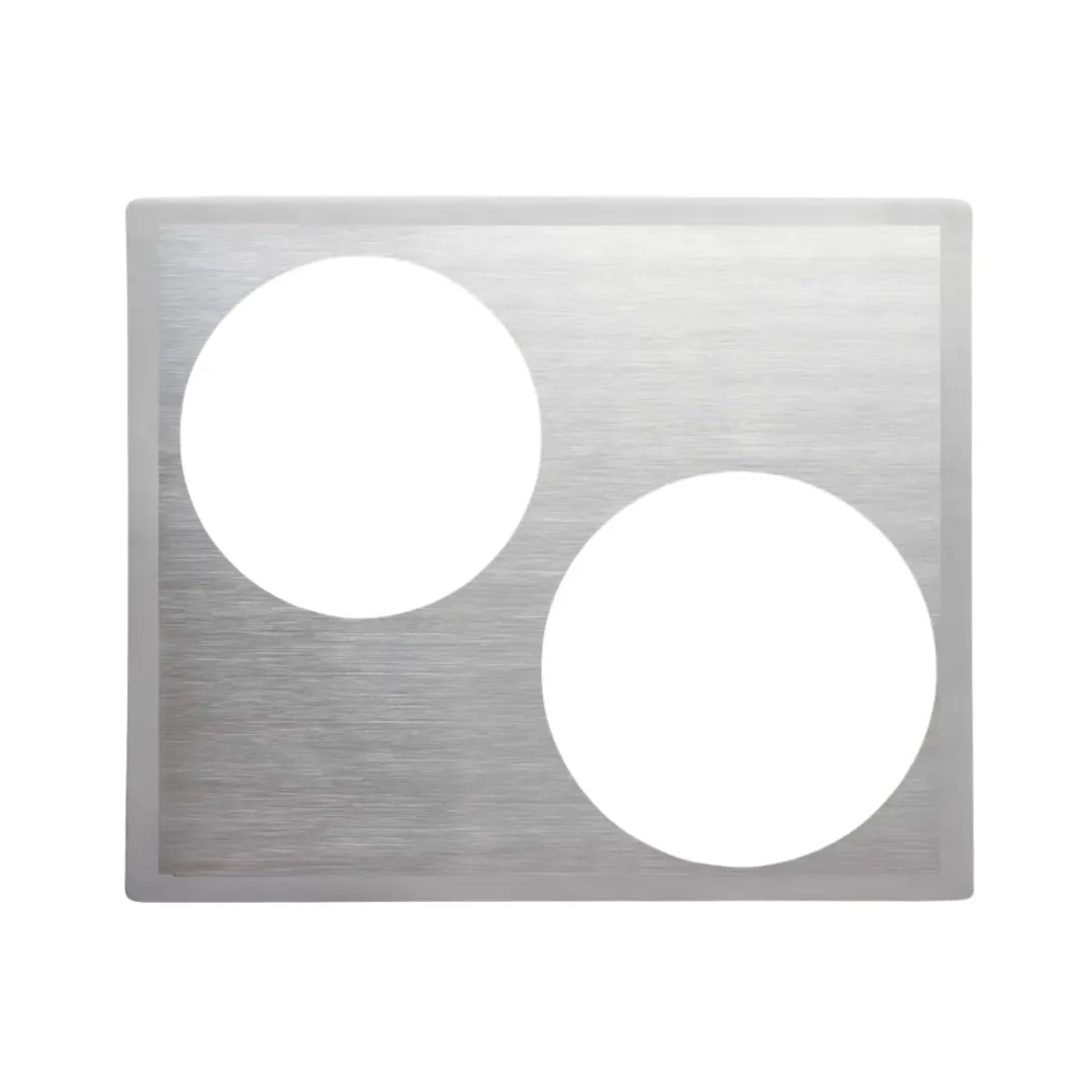 Vollrath 8250716 Miramar Template, 2 Cutouts, 49425 Brazier & 49418 12" Stir Fry, 21-1/8" x 25-5/8"