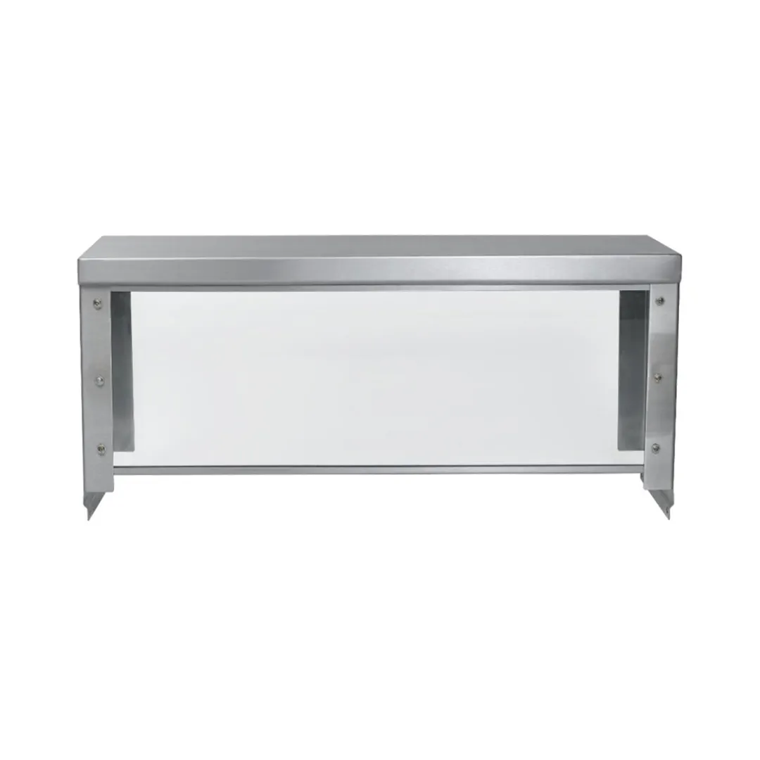 Klinger's Trading KSS5 78" Stainless Steel (5) Pan Units with Lexan® Horizontal Panel Serving Guard - Open box