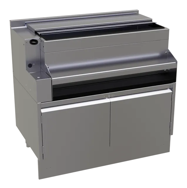 Glastender E-IB-36-CP10 Underbar Ice Bin/Cocktail Unit