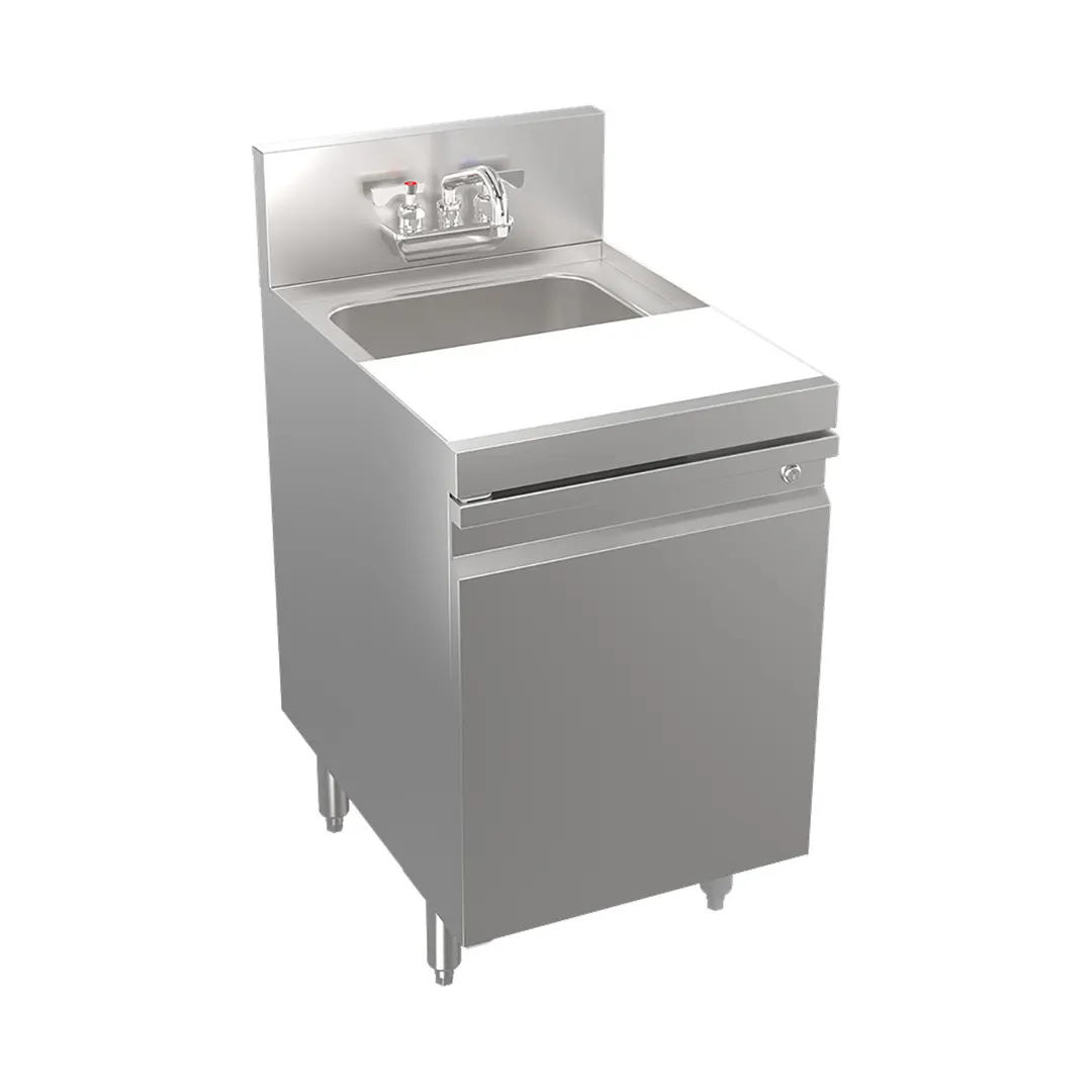 Krowne KR24-MC18-C 18" Underbar Sink Units, 1 Compartment without Drainboard