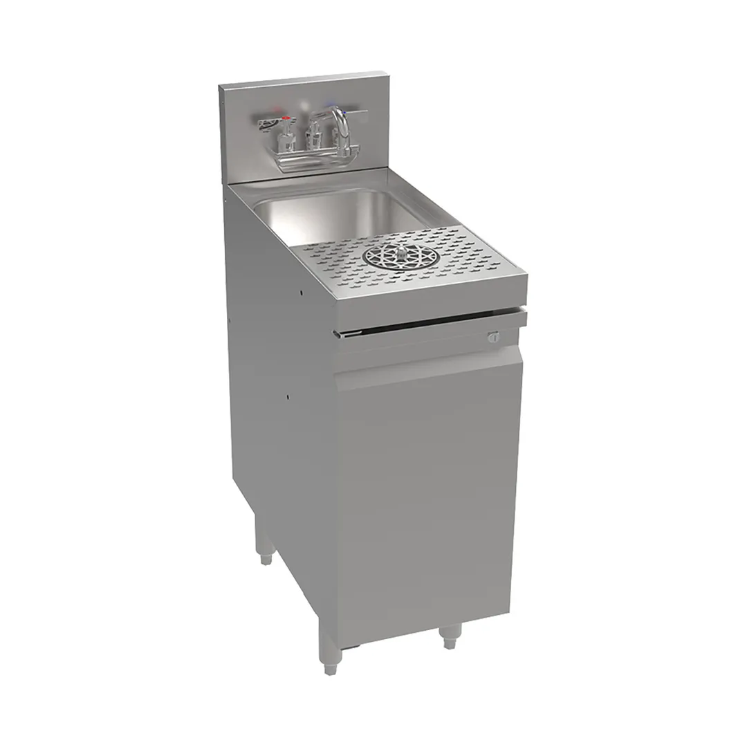 Krowne KR24-MS12-C 12" Underbar Sink Units, 1 Compartment without Drainboard